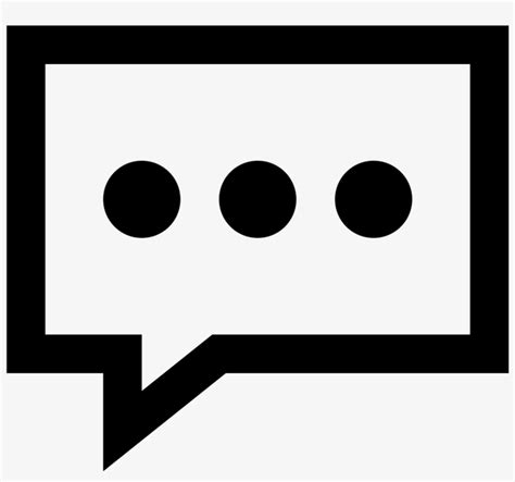 Chat Bubble Icon Transparent White Text Message Transparent Png