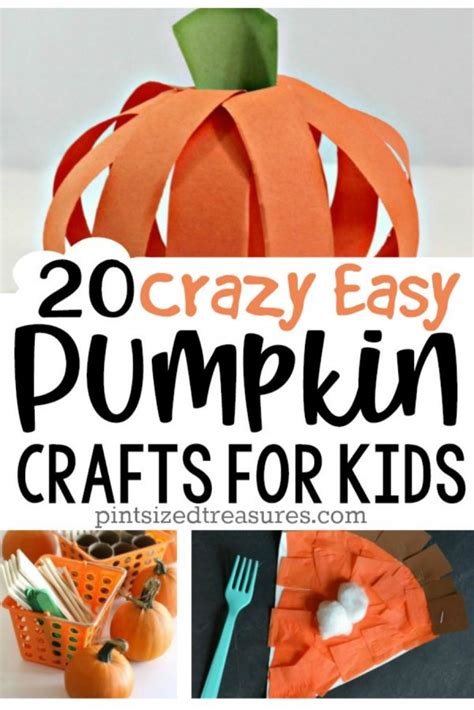 25 Pumpkin Crafts That Are Epic · Pint Sized Treasures