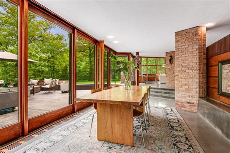 Frank Lloyd Wright Mid Century Modern Home Illinois Luxury Homes
