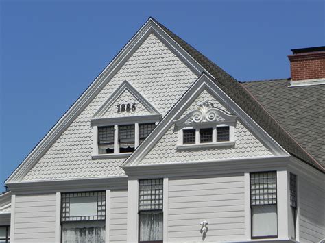 Double Pediments On Lovely Triangle Gabled Roof Pediment Elements Of