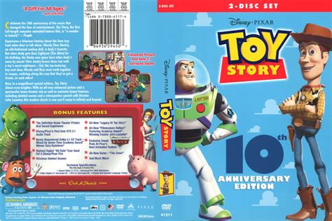 Toy Story 10th Anniversary Edition 2005 R1 Dvd Cover Dvdcovercom