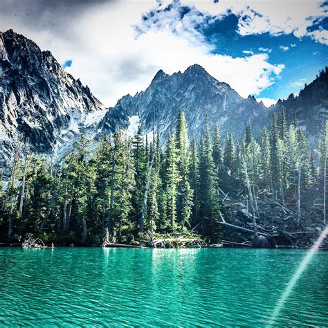 Colchuck Lake Dragon Tail Peak Washington State Dragon Tail