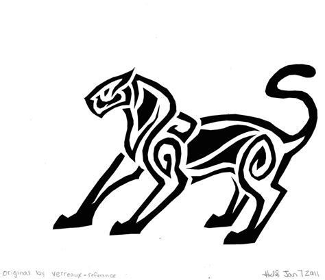 Panther Line Drawing At Getdrawings Free Download