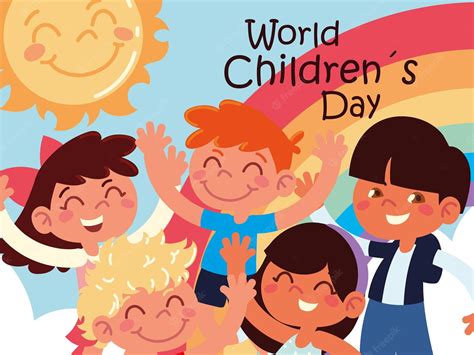 Premium Vector World Childrens Day