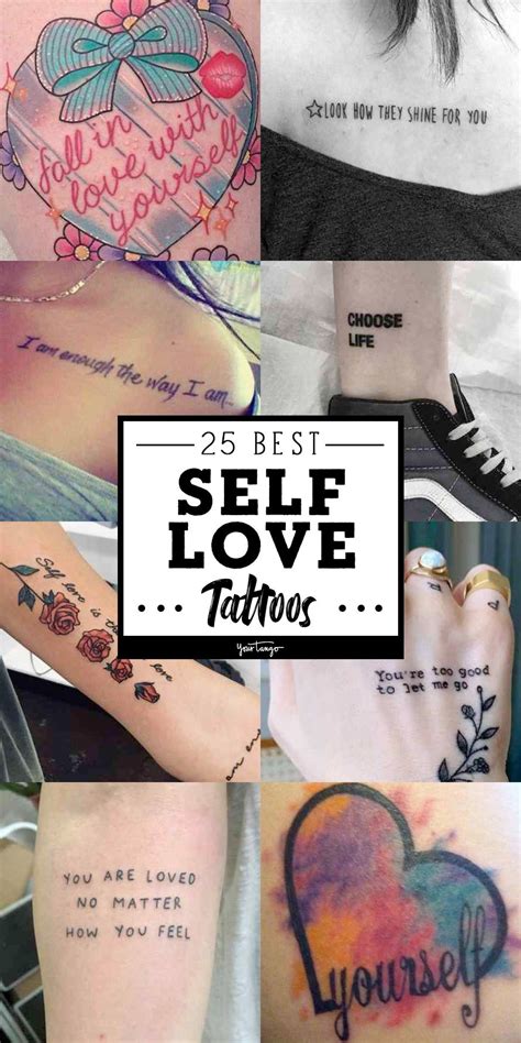25 Self Love Tattoos With Deep Meanings To Remind You To Love Yourself