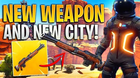 Fortnite nerf guns are coming! NEW WEAPON & NEW CITY!! (Hunting Rifle & Lucky Landing ...