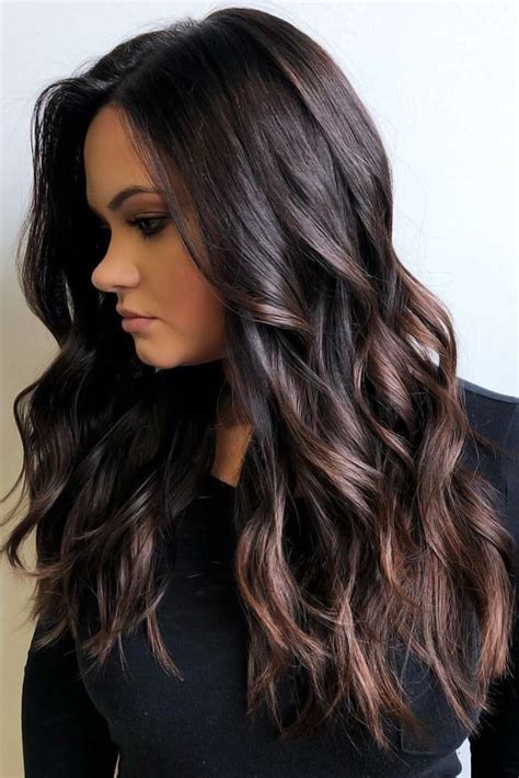 Medium Length Black Hair With Highlights Highlighted Hairstyles For Black Hair Brown Hair