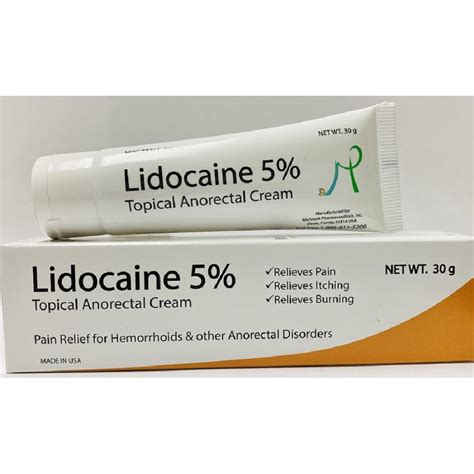 Lidocaine 5 Topical Anorectal Anesthetic Pain Relief Cream Walmart