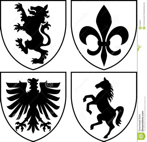 Heraldic Crestscoat Of Arms Eps Royalty Free Stock Photography