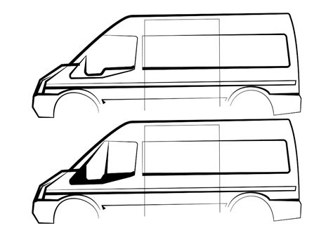 Cargo Van Outline Clip Art At Vector Clip Art Online
