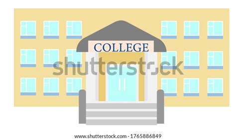 College Building Vector Image Eps 10 Stock Vector Royalty Free