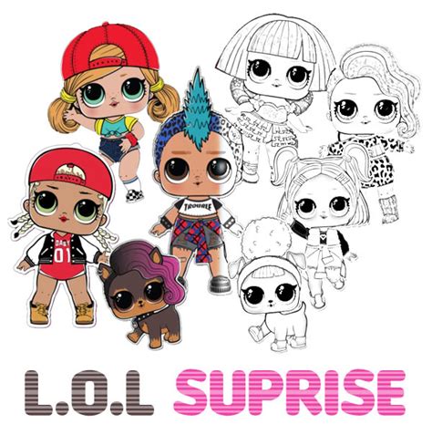 Kompletna kolekcja starszych sióstr naszych ulubionych lalek lol. Kolorowanki Lol Suprise Omg Do Wydruku - Lol Surprise ...