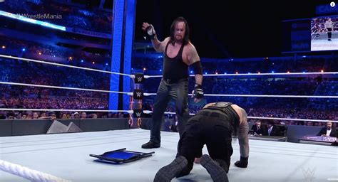 Roman Reigns Derrota Y Retira A The Undertaker En Wrestlemania 33 Gracias Undertaker