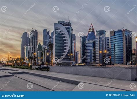 Doha Buildings And Landmark Editorial Photo Image Of Cityscape
