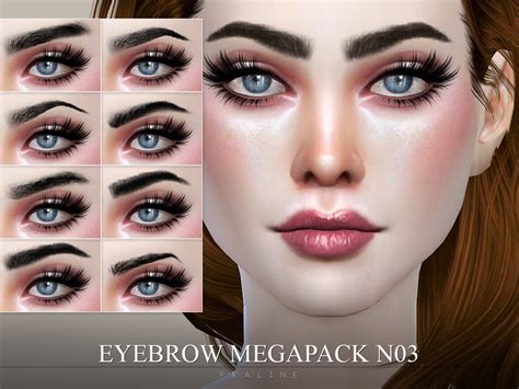 The Sims Resource Eyebrow Pack N03