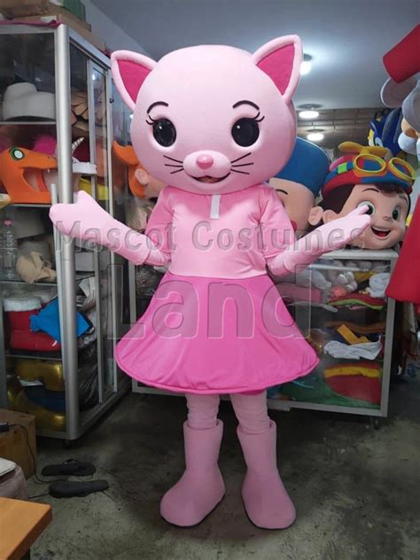 Mei Li Cat Plim Mascot Costume Character Cosplay Halloween Etsy Uk