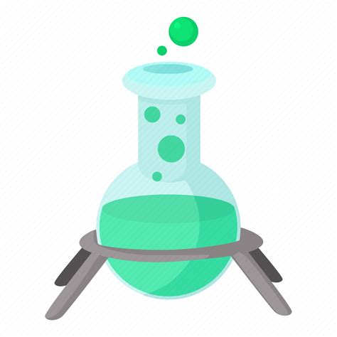 Cartoon Chemical Experiment Laboratory Science Test Tube Icon
