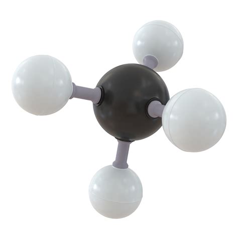 3d Model Methane Molecule