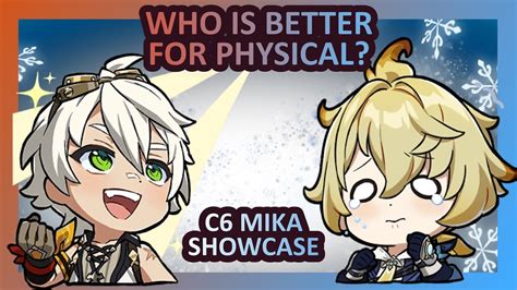 C6 Mika Showcase With Eula And Razor Plus Mika Review Genshin Impact