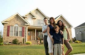 Image result for picture of family buying a home