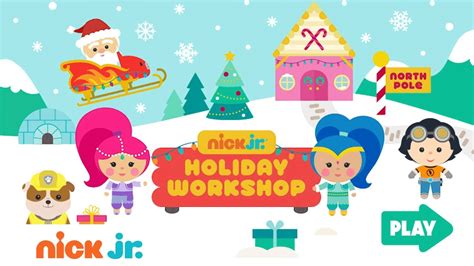 Preschoolers can sing and dance and learn math, reading, spanish words, and more as they help dora on her adventures. Play the Free 'Nick Jr. Holiday Workshop Game' w/ PAW ...