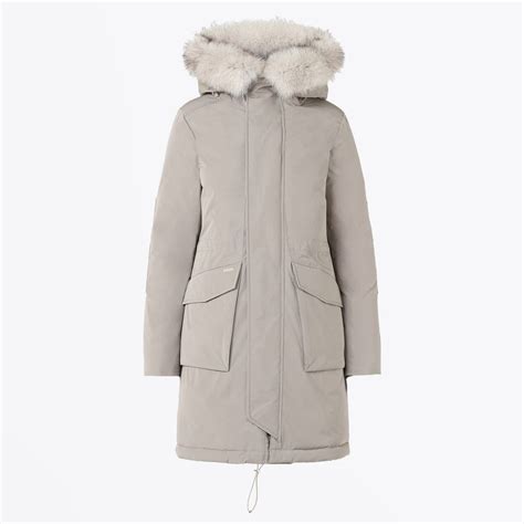 Woolrich Military Parka Coat Stone Mr And Mrs Stitch