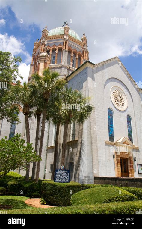 Memorial Presbyterian Church In St Augustine Florida Usa Stock Photo