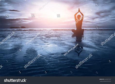 Well Being Concept Beautiful Sunset On Stock Photo