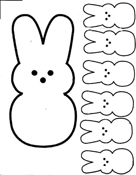 Peeps Coloring Page COLORING PAGES