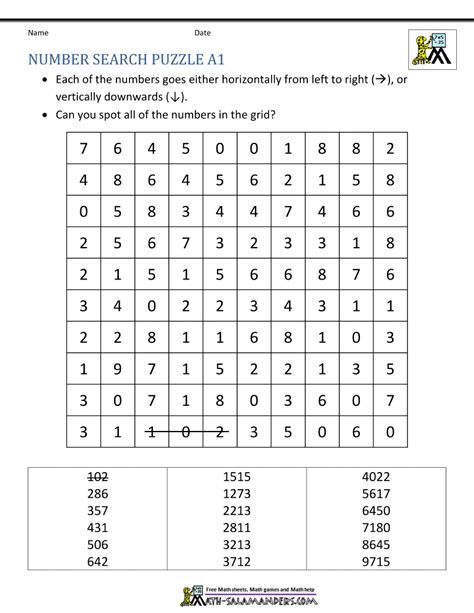 Free Printable Number Puzzles For Adults Free Printable Templates