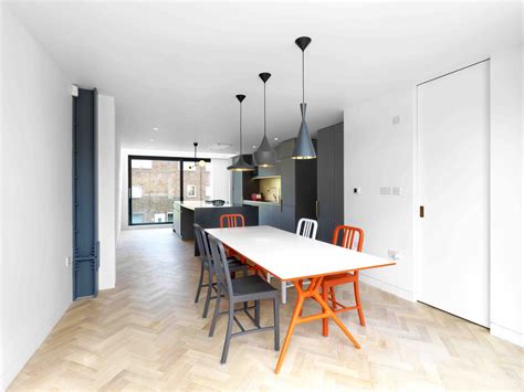 Oak herringbone flooring is the most common, simplest and most cost effective as there is the least wastage and minimal cuts. Our oak parquet wood flooring used by Threefold Architects ...