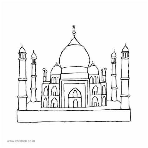 Taj Mahal Coloring Pages - Richard McNary's Coloring Pages