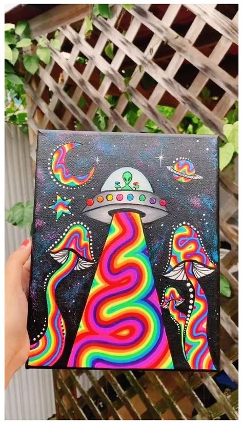 Trippy Canvas Aesthetic Painting Ideas 2022 Mdqahtani