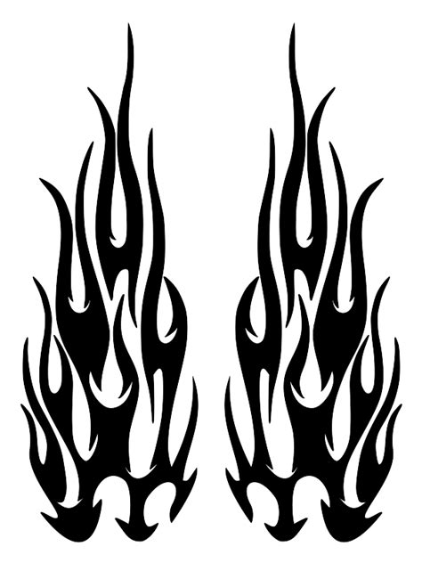 Outline Fire Clipart Black And White With These Fire Clip Art