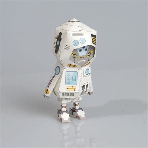 Robot Paper Toy Of Boogiehood On Toy Design Served Paper Toys