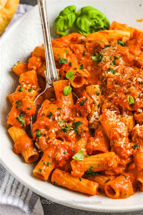 The List Of 10 Easy Vodka Sauce