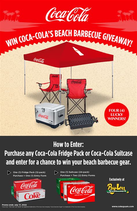 Win Coca Colas Beach Barbecue Giveaway Coca Cola Beverage Co