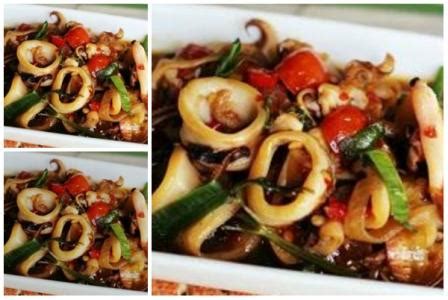 Lihat juga resep cumi cumi bumbu hitam enak lainnya. Resep Tumis Cumi Saus Teriyaki Lada Hitam