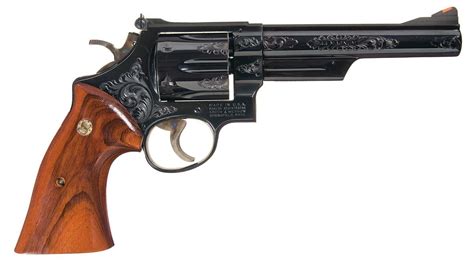 Factory Engraved Smith And Wesson Model 29 2 Double Action Revolver With Case
