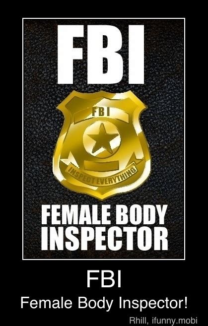 Female Body Inspector Fbi Female Body Inspector Fbi Female Body Inspector