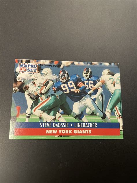 1991 Pro Set Football Card 58 Steve Deossie Ebay