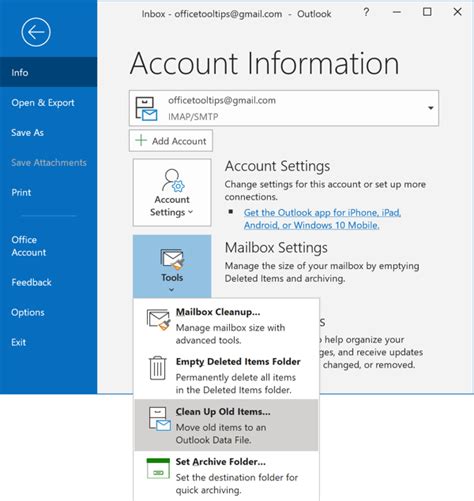 How To Automatically Archive Emails In Outlook Microsoft Outlook 365