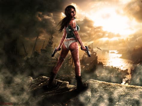 Lara Croft In The Game Wallpapers And Images Wallpapers Pictures Photos