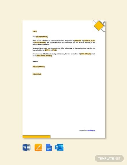 Searching for an interview invitation letter ? Job Interview Invitation Letter Samples & Templates Download
