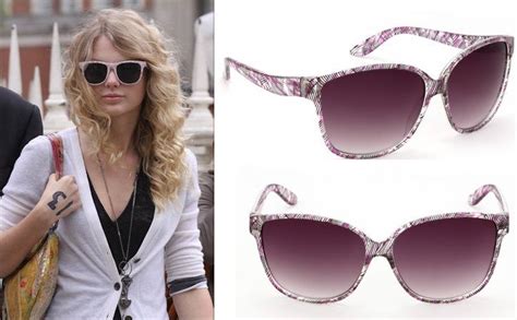 Taylor Swifts Printed Sunglasses Printed Sunglasses Fashion Sunglasses