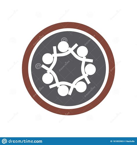 Community Network And Social Icon Design Template Vector Stock Vector