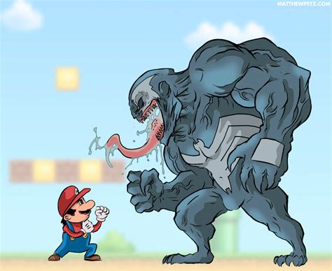 Mario Vs Venom By Matthewpetz On Deviantart