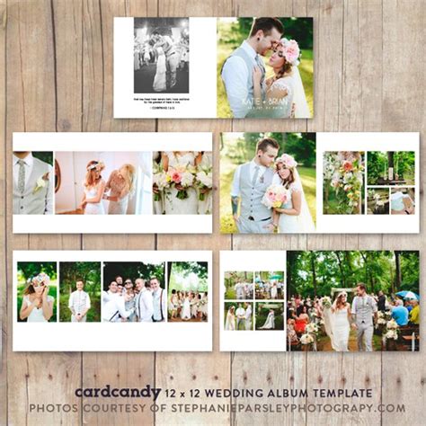Wedding Album Photobooktemplate12x12 Stationery Templates ~ Creative