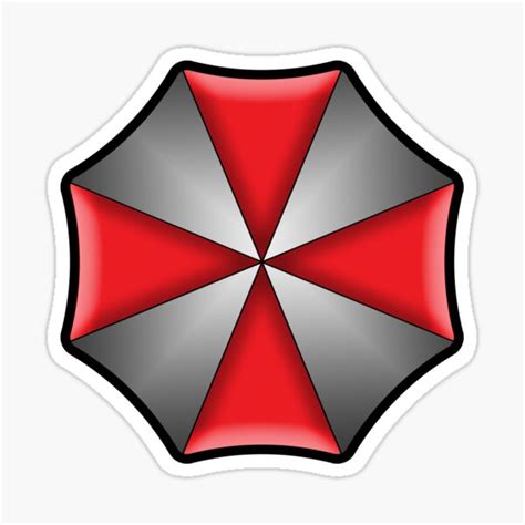 The Umbrella Corp Logo Sticker By Ezzatabushanap Redbubble