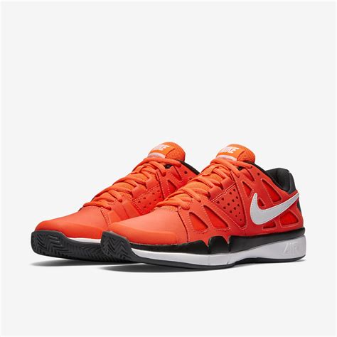 Nike Mens Air Vapor Advantage Clay Court Tennis Shoes Redblack